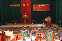 Đảng ủy Trường Quân sự sơ kết 5 năm thực hiện Nghị quyết số 24-NQ/TW của Bộ Chính trị về Chiến lược quốc phòng Việt Nam
